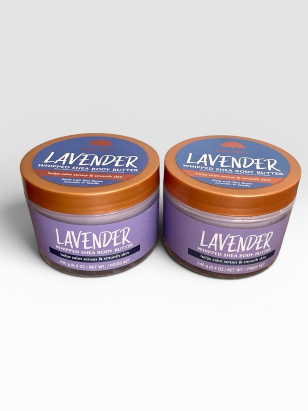 Tree Hut Lavender Vanilla Whipped Shea Body Butter 8.4 oz Each